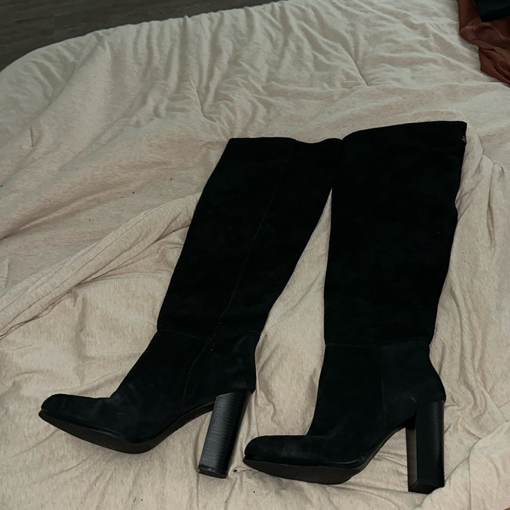 Black Sam Edleman boots.